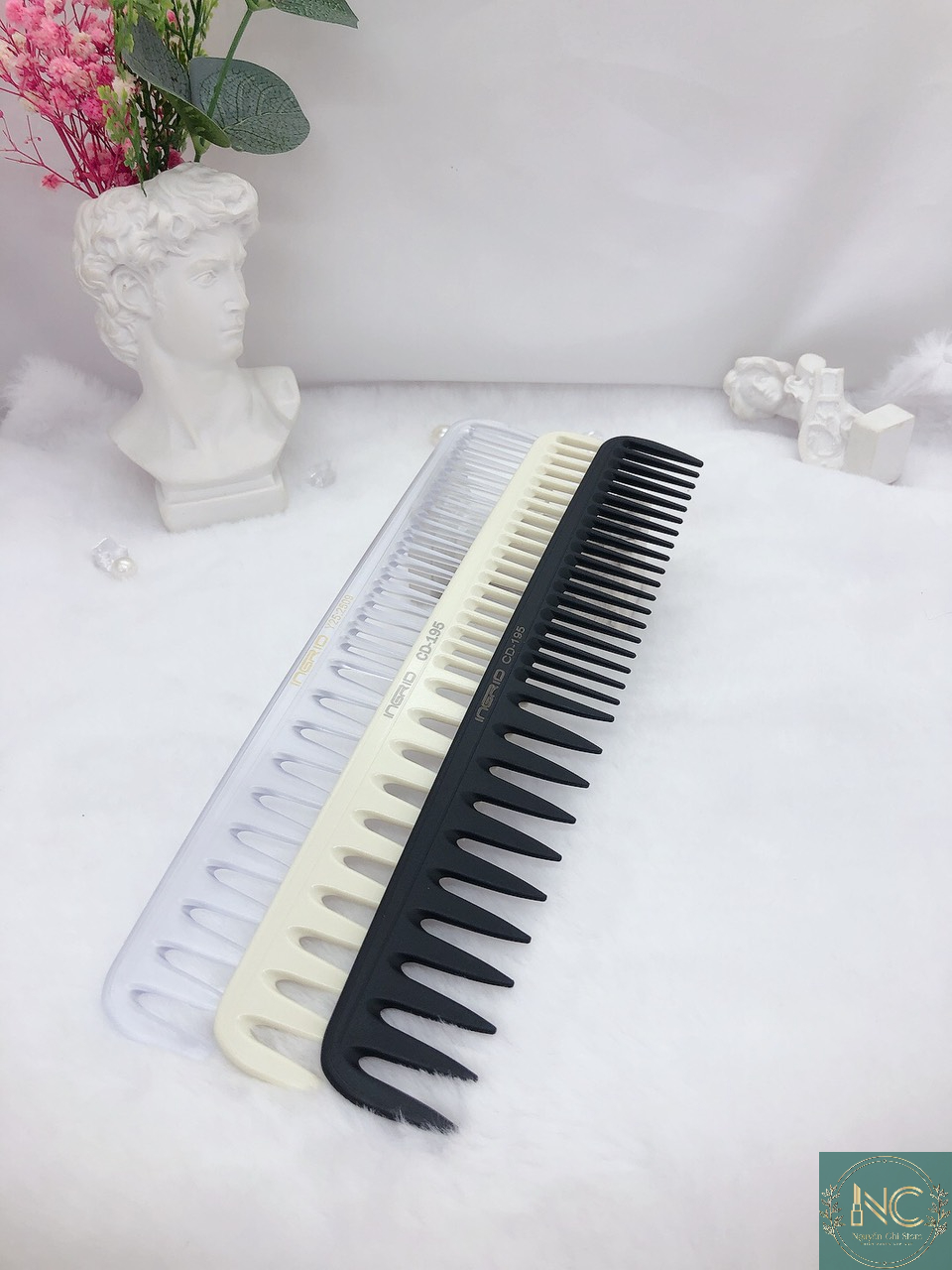 [ HOT HOT ] Lược Cắt Tóc Nam Nữ , Lược Răng Thưa Tạo Kiểu Tóc Barber