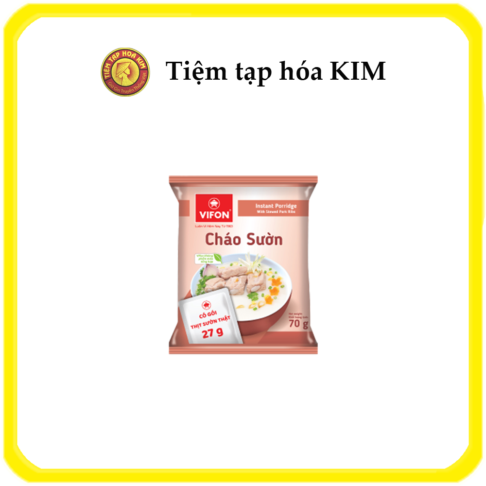 Cháo Vifon Gói 70G (Có Gói Thịt Thật)