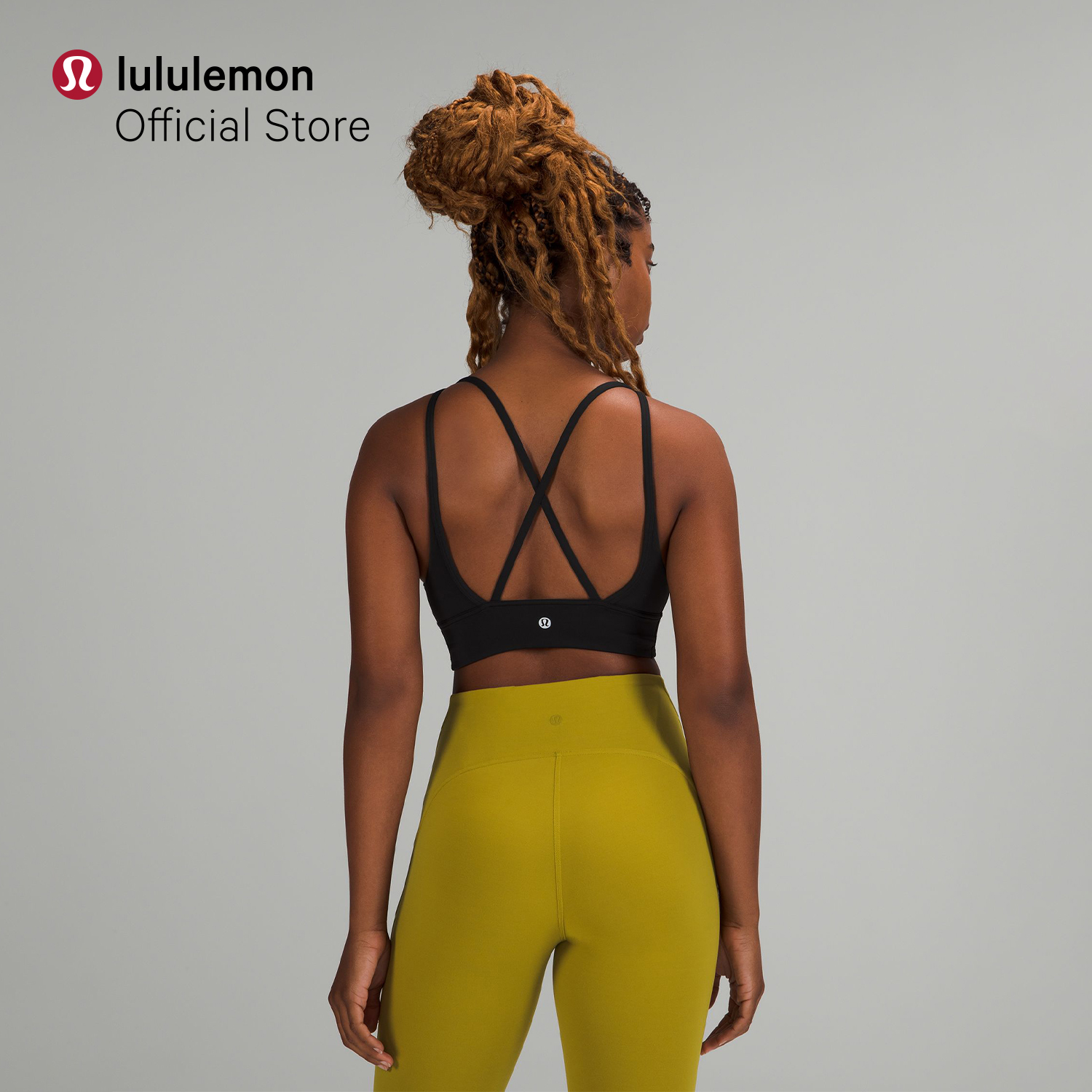 lululemon Women's In Alignment Longline Bra - Light Support, B-C Cups -  sports bra