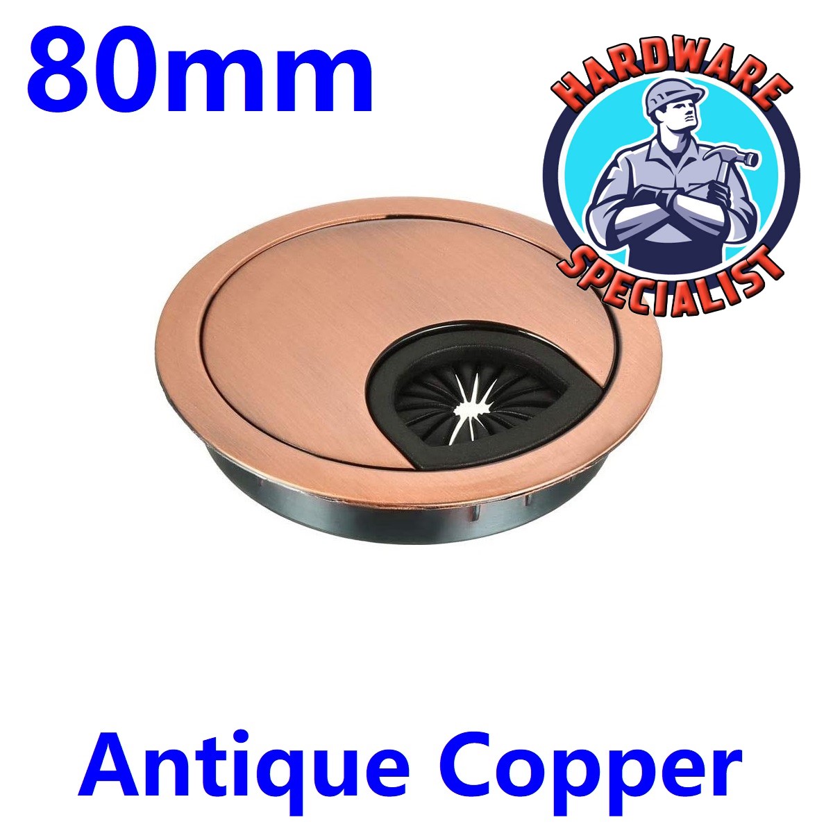 Metal Grommet Cover Computer Table Wire Cover / Desk Grommet for Wire