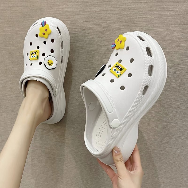 2022 New trendy korean style Crocs Bae Clog with free jibbitz for Women ...