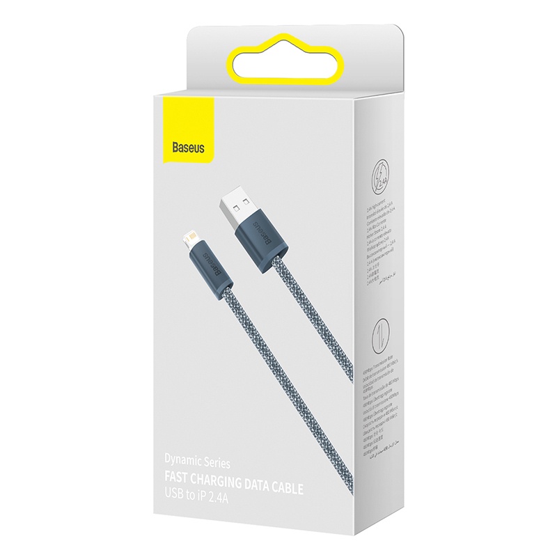 [ĐẦU USB => IPHONE] - Cáp sạc nhanh, siêu bền Baseus Dynamic Series Lightning dùng cho iPhone/ iPad