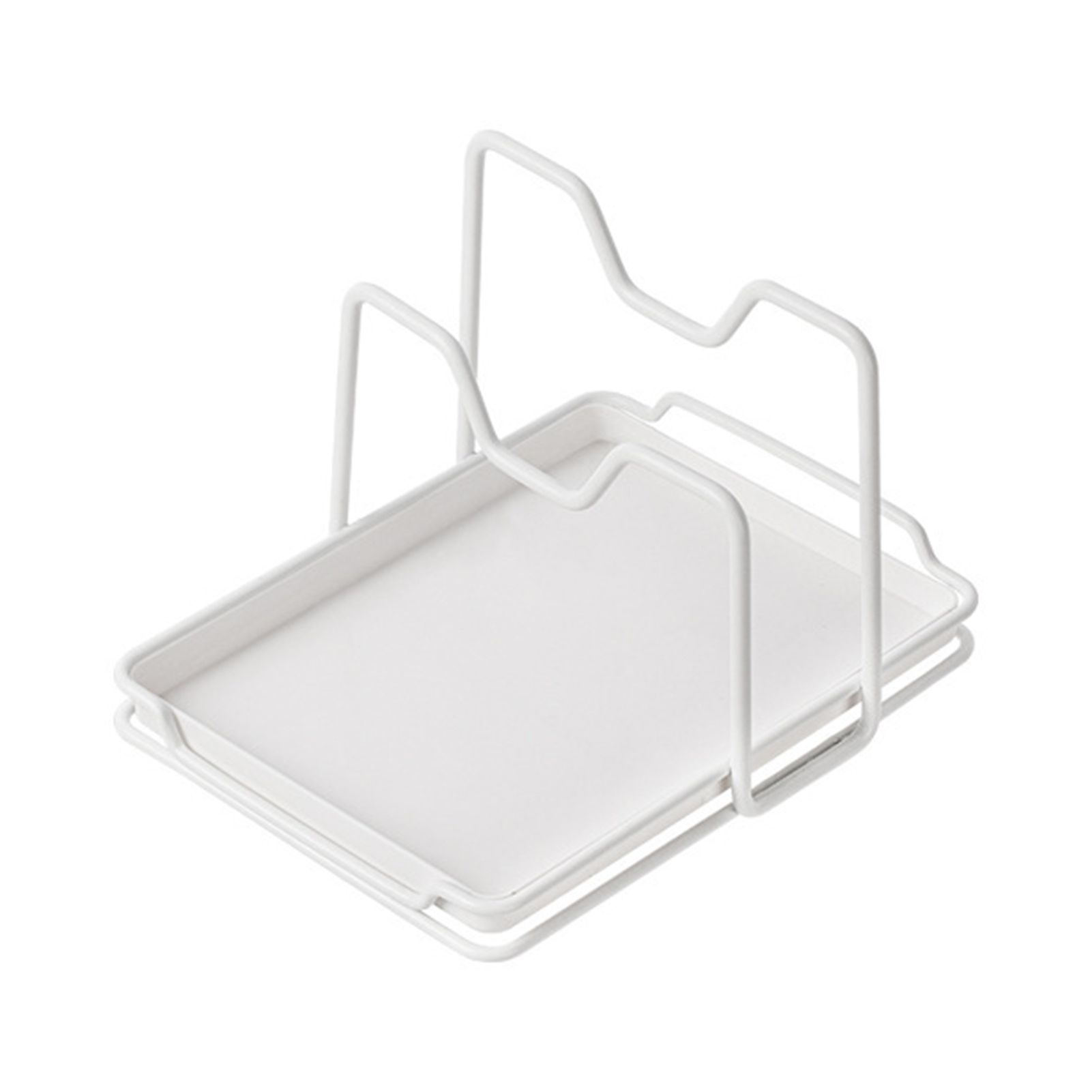 Pot Lid Holder Space-saving Non-Slip Quick Drainage Kitchen Tool Shovel Spoon Rest Cutting Board Stand for Restaurant