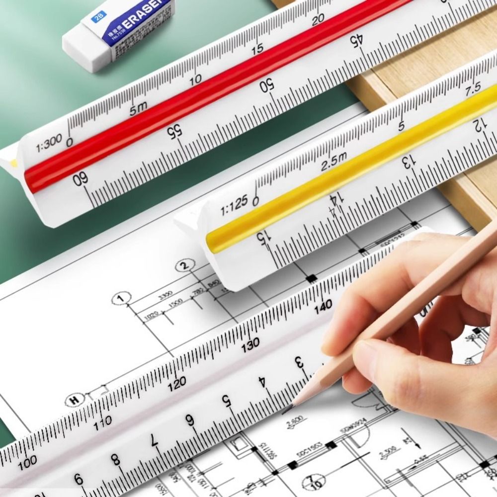 Drawing%20Tool%2030cm%20Triangular%20Scale%20Ruler%20Technical%20Drawing%20Drawing%20Ruler%20Measuring%20Architect%20Ruler%20Engineer%20-%20Image%203