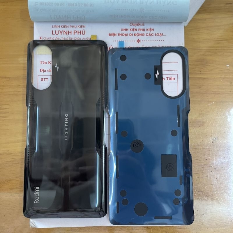 Nắp lưng redmi k40 gaming (ảnh thực tế)