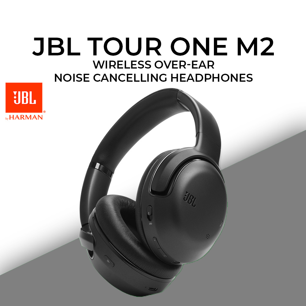 JBL TOUR ONE M2 Noise Cancelling Over-Ear Headphones (Black