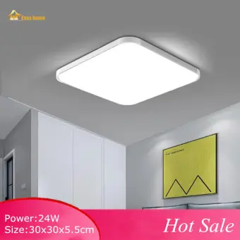 24w Led Rectangle Ceiling Lights Simple Lamp Bedroom Aisle Ceiling Lamp Bedroom Aisle