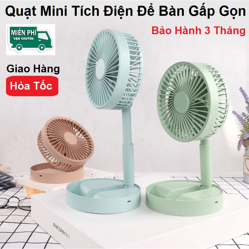 Quạt mini tích điện - Folding USB Fan