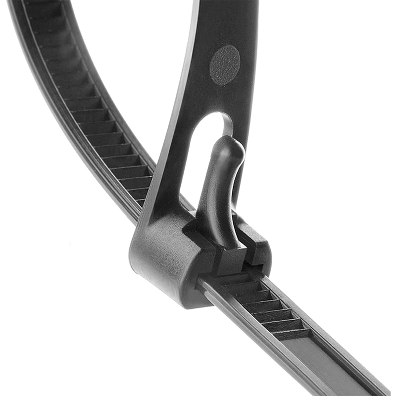 Releasable Zip Ties 12Inch Heavy Duty Zip Tie Thick Black 100Lb Tensile Strength Nylon Cable Wire Ties 100Pcs