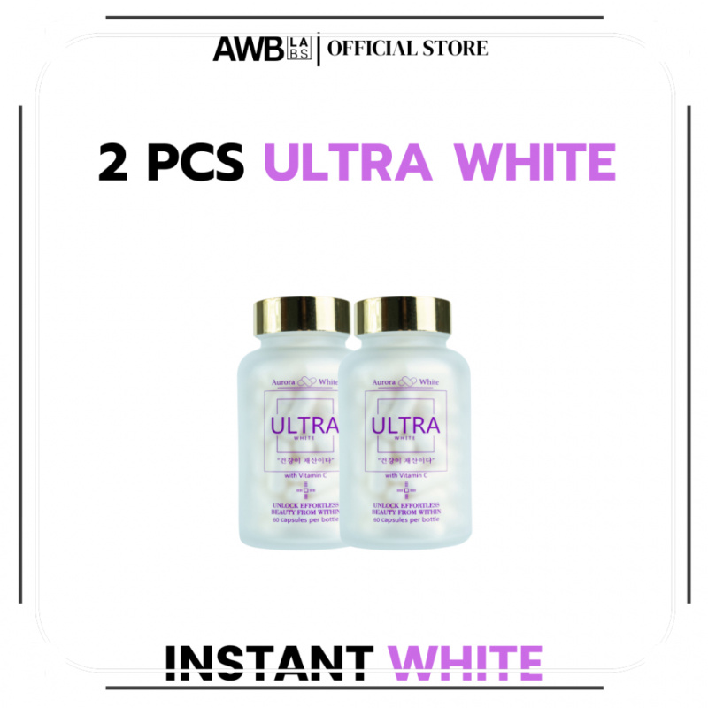 2] ULTRA White 650mg L- Glutathione Collagen Vitamin C Glowing Beauty  Supplement Capsules Korean Whitening Beauty Supplement Natural Ingredients  Whitening Supplement - Lazada
