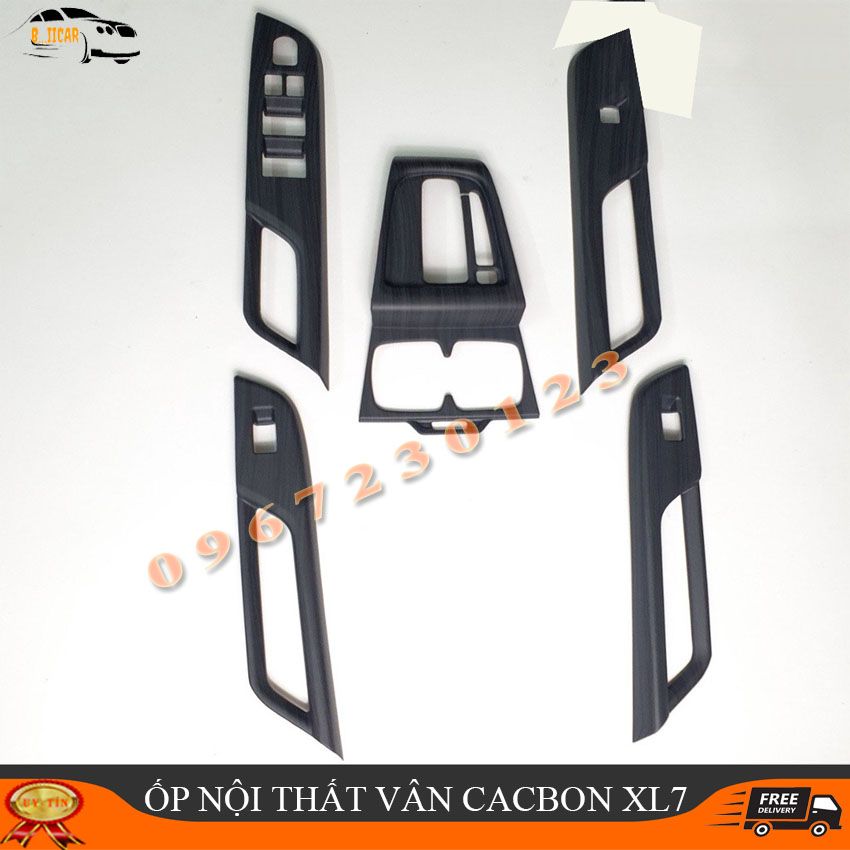 ỐP NỘI THẤT SUZUKI XL7 , VÂN CARBON CAO CẤP