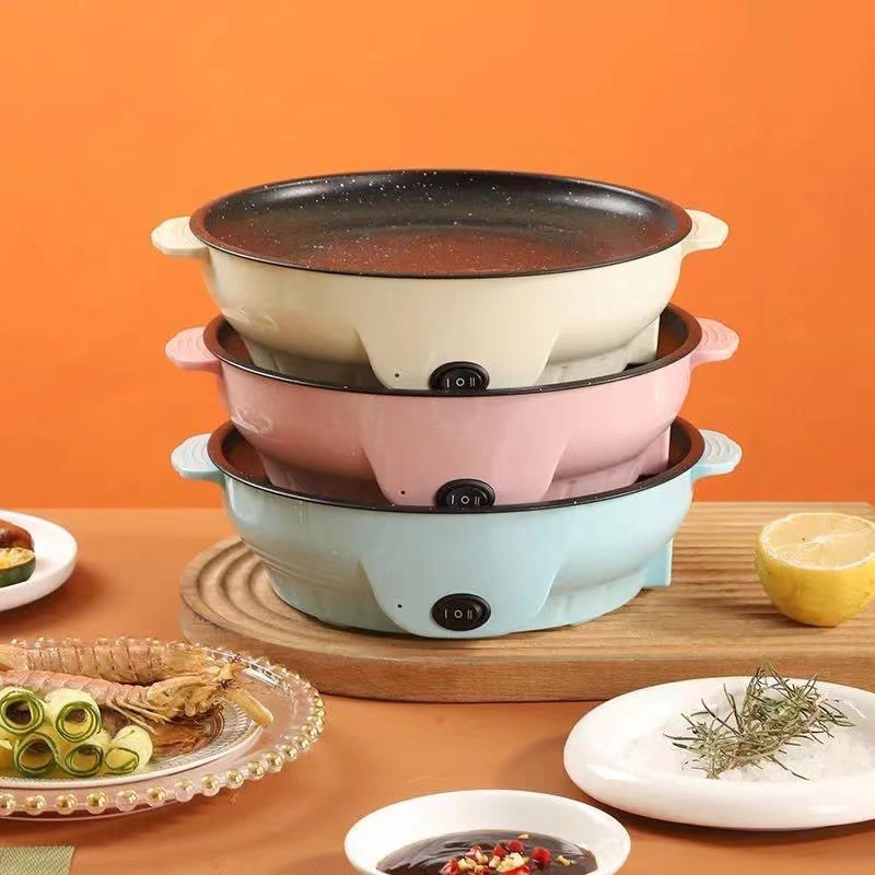 CHẢO NƯỚNG ĐIỆN ĐA NĂNG MINI 26CM (HOT 2022)