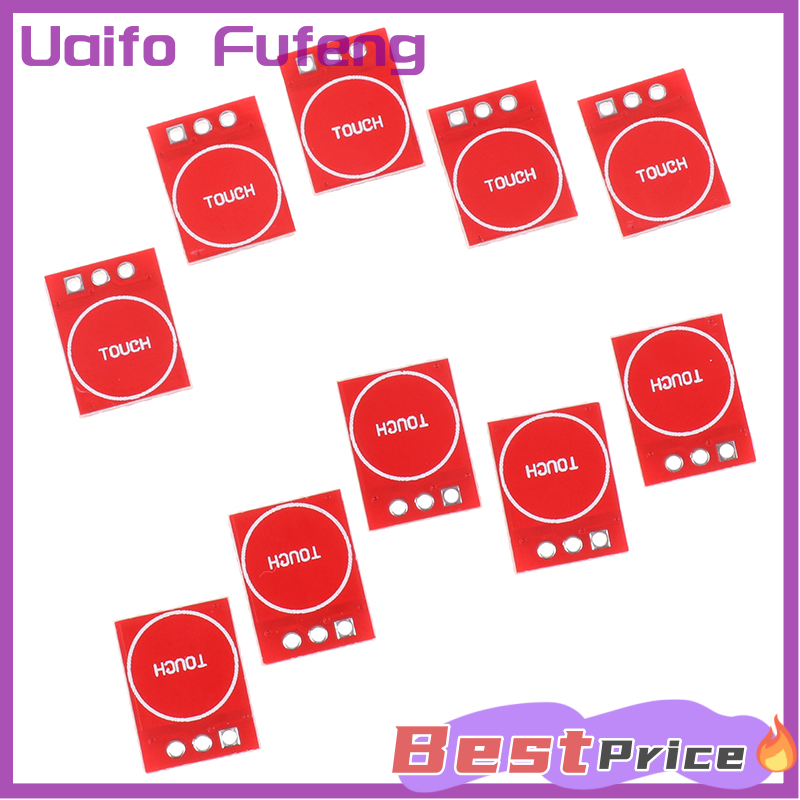 Uaifo 10PCS TTP223 Touch Button Switch Capacitive Sensor Module Self-Locking