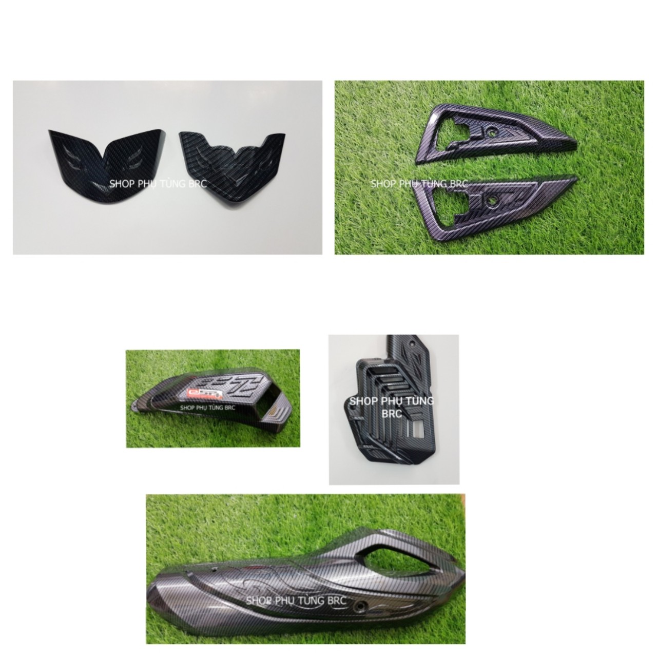 Combo 7 món ốp trang trí xe SH 2020 - 2022 trở lên - ( Có 2 loại: mạ CROM hoặc cacbon. A/E chọn trên đơn hàng). Sản Phẩm Chất Lượng, Gian Hàng Uy Tín, Giá Cả Cực Tốt, Mua Ngay.