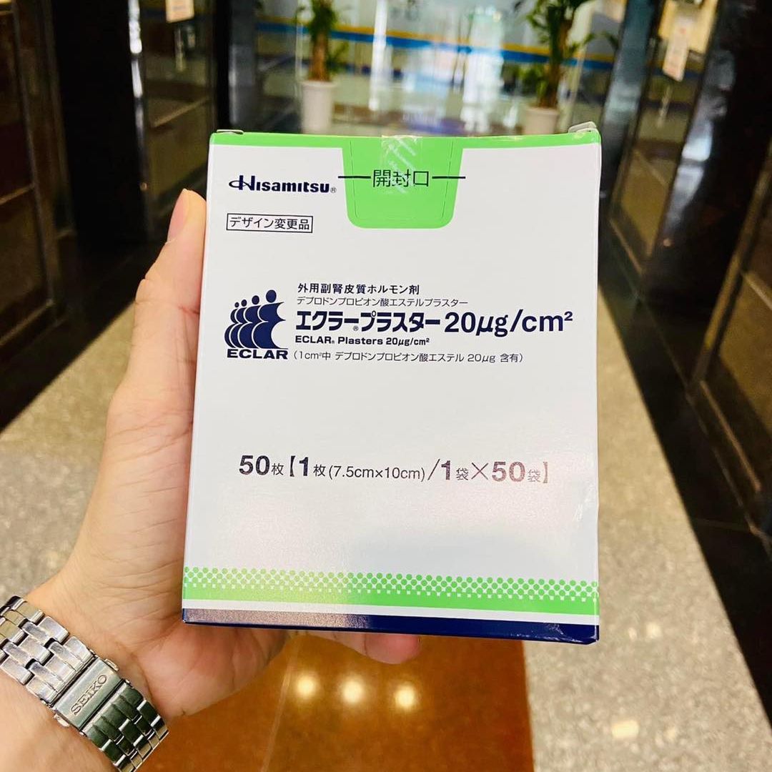 Miếng Dán Ép Sẹo Lồi Eclar Plaster Hisamitsu Nhật Bản - MIẾNG DÁN CHE SẸO