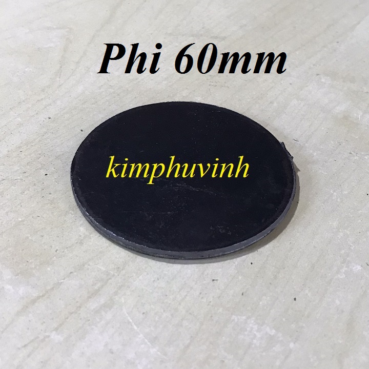 02 cái - phi 60mm bản mã tròn - bản mã đầu cột 6p