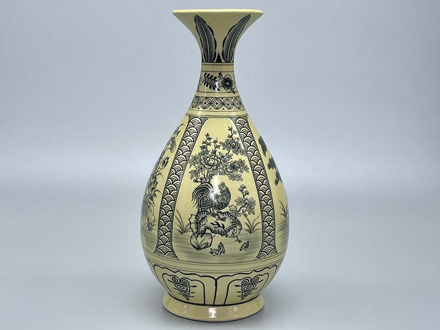 Bình Tỳ Bà H33 Gốm Chu Đậu