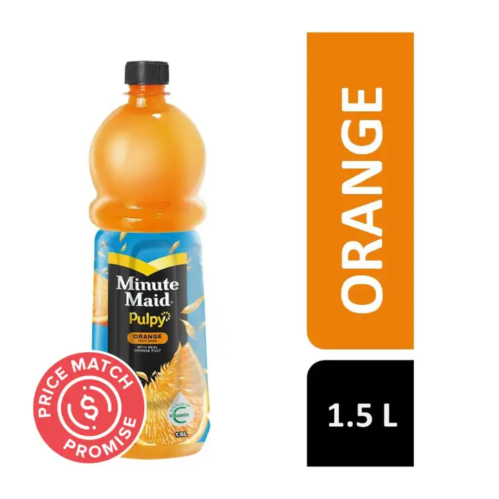 Minute Maid Pulpy Orange Juice Lazada Singapore