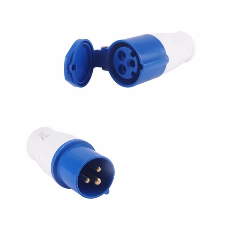Ổ-Phích cắm công nghiệp 3 chấu 16A.