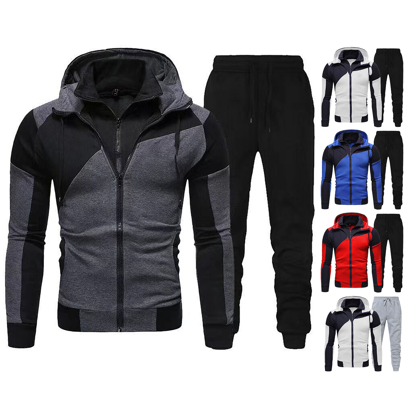 Buy PUMA Black Mens Zip Through Neck Solid Sports Track Suit | Shoppers Stop-nextbuild.com.vn