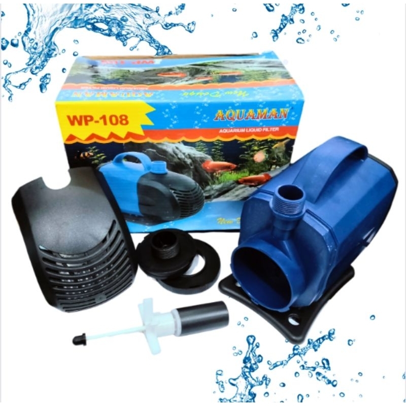 Pompa kolam low watt AQUAMAN WP 108 Submersible Pump