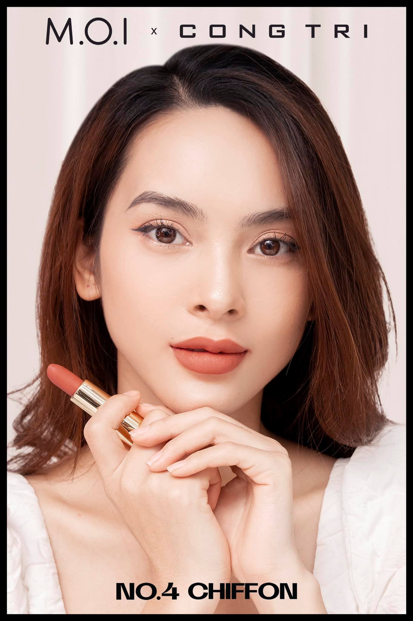 [HCM]Son thỏi M.O.I Hồ Ngọc Hà x Công Trí NO4 CHIFFON