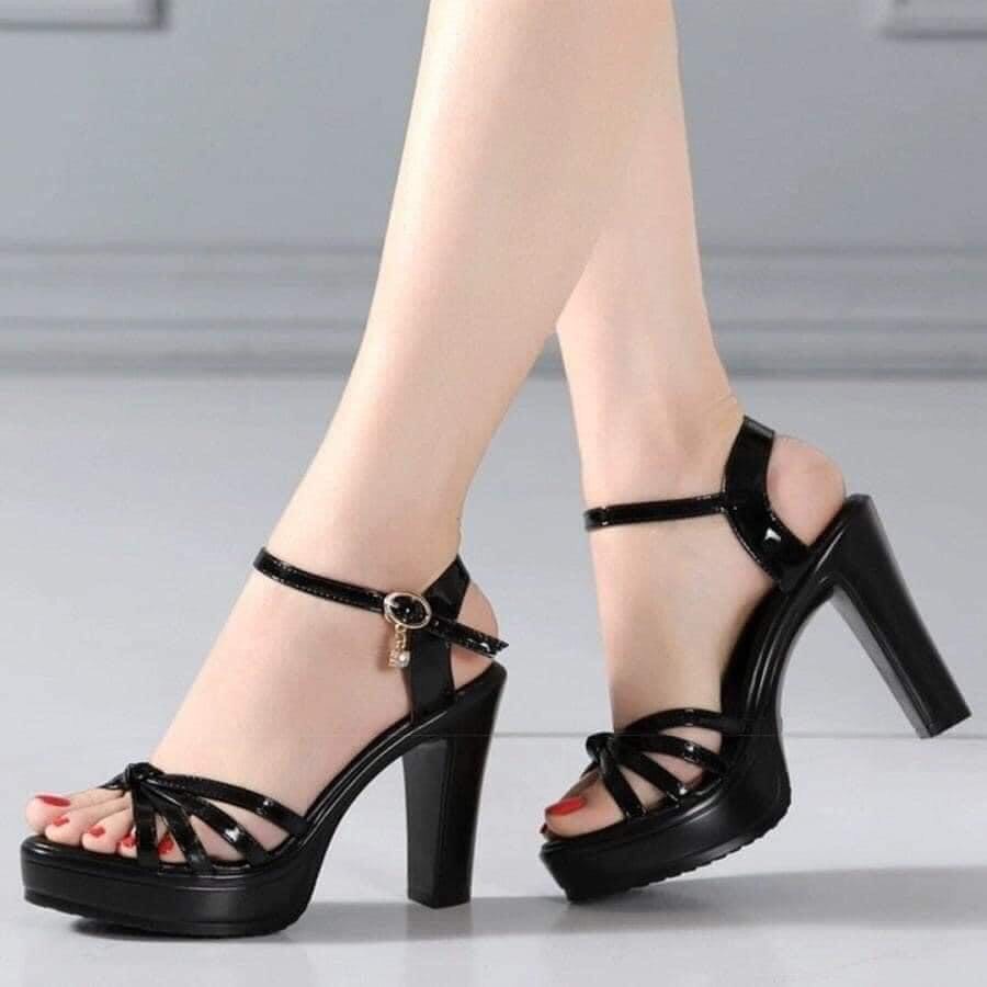 Giày sandal thắt nút 10p cao cấp