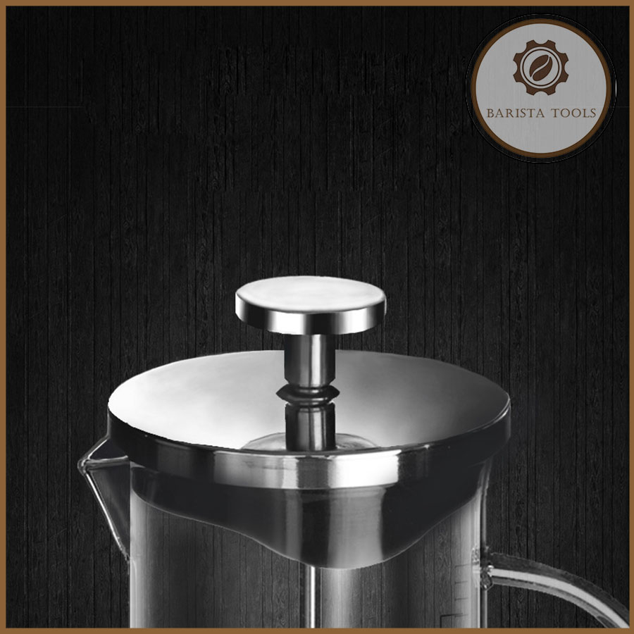 Bình pha cà phê thủy tinh kiểu pháp French Press 350ml Dụng cụ barista