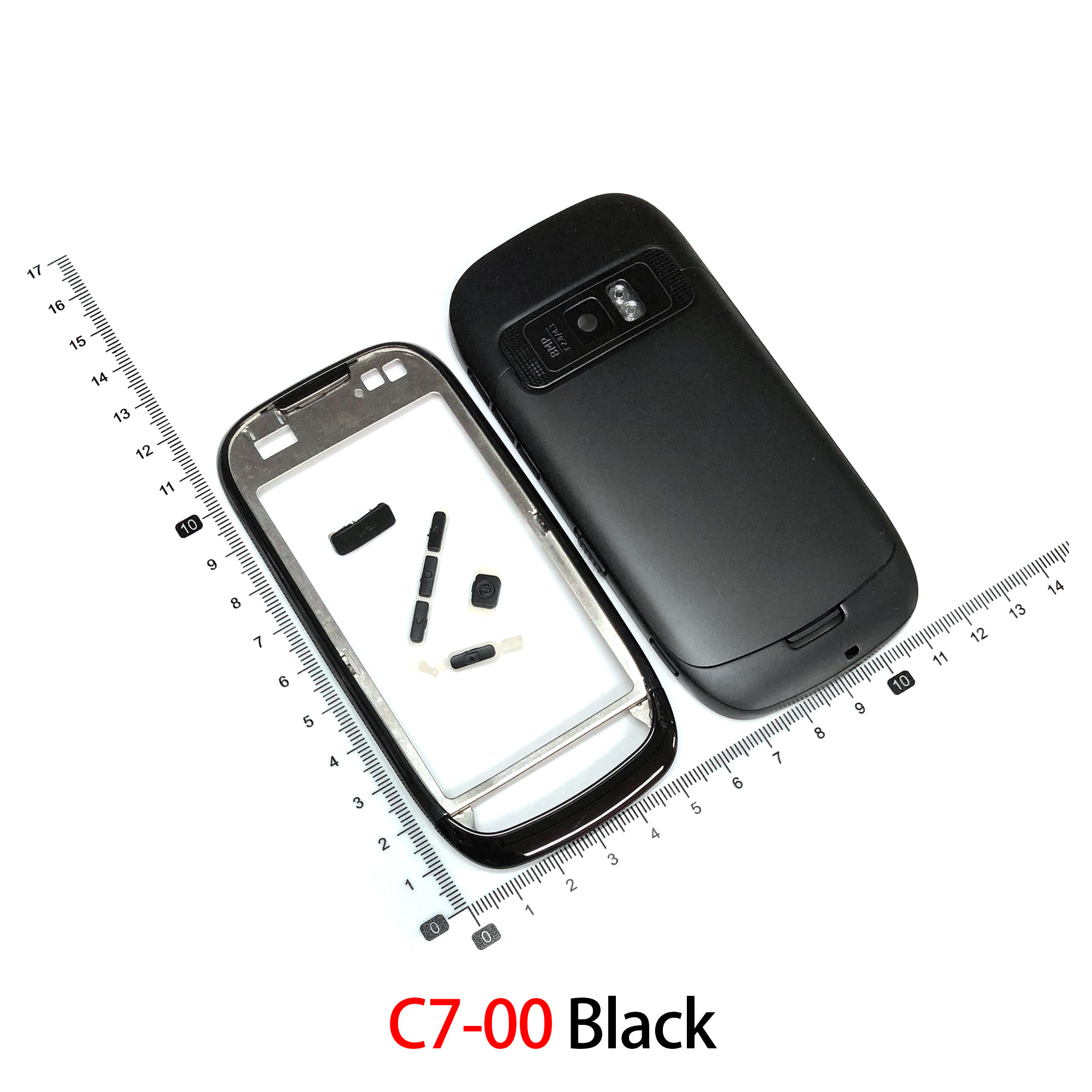 【The hottest this year】Complete front cover 5230 5800 keyboard For Nokia 5230 5800 C5-03 C7 battery back cover housing case Keypad High quality. 