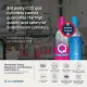 SodaStream Metal Loop Bottle Caps Twin Pack - Black. 