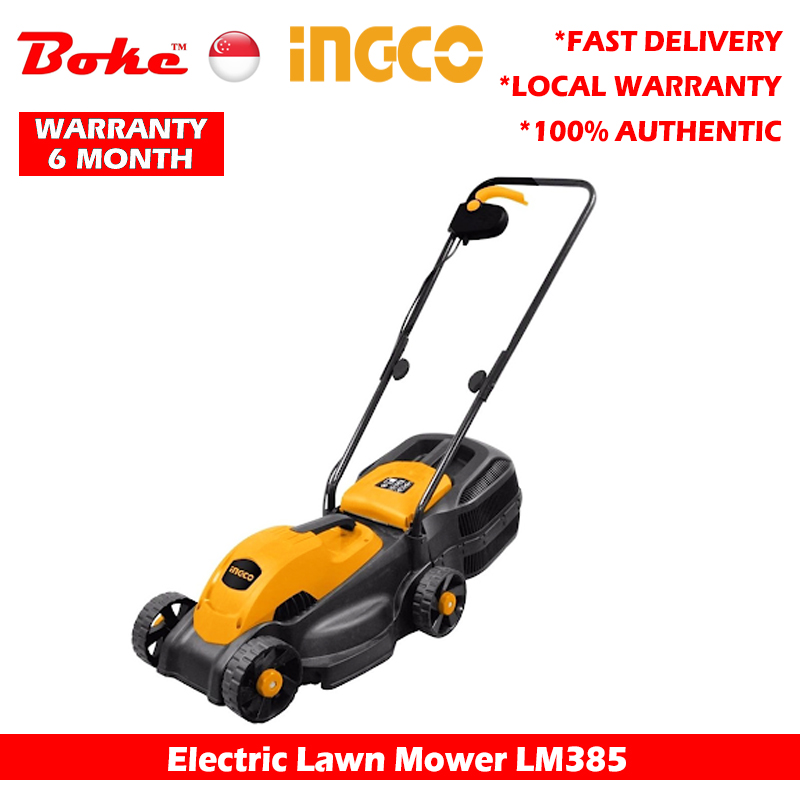 ingco 1600w electric lawn mower lm385