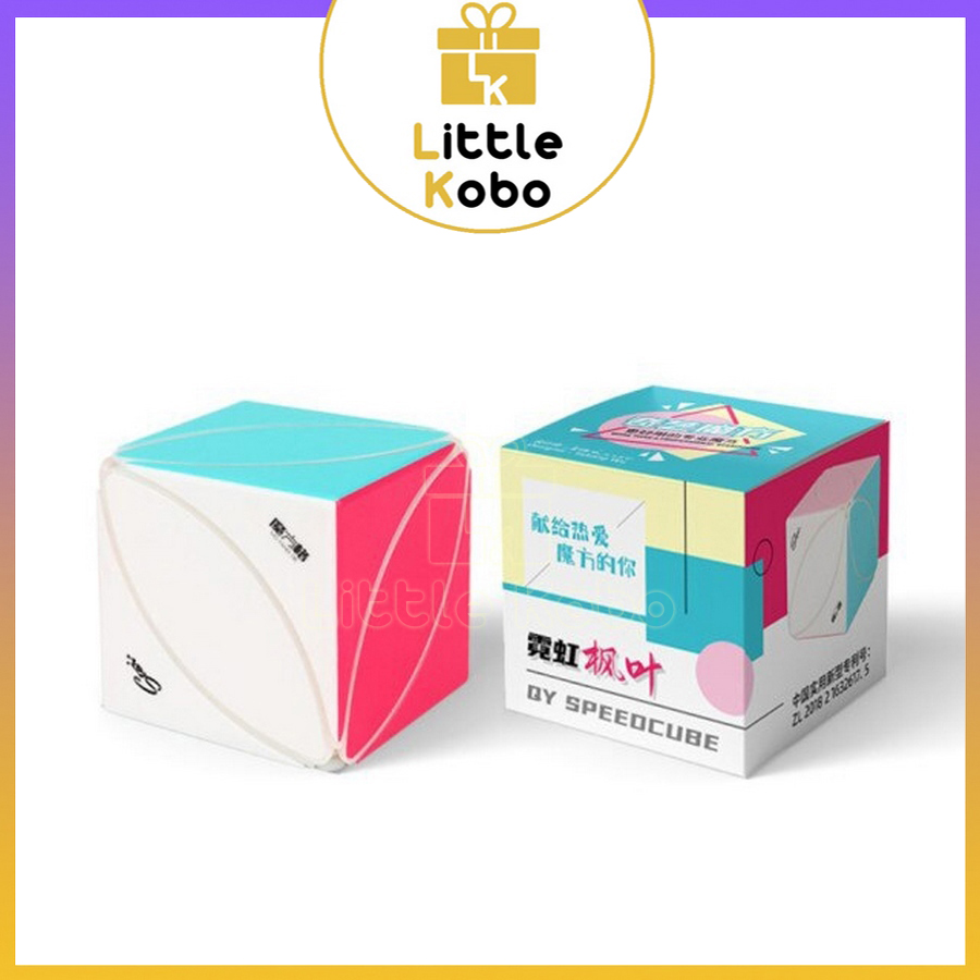 Rubik QiYi Neon Ivy Cube Rubic Biến Thể Pastel Macaron Stickerless Đồ Chơi Trí Tuệ