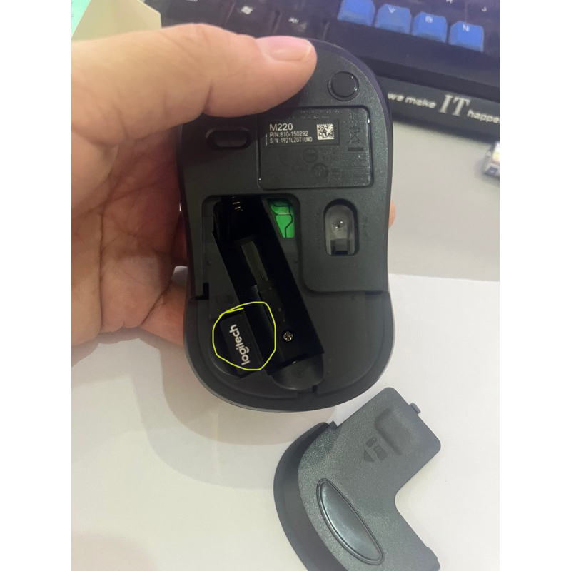 (HÀNG XỊN) CHUỘT KHÔNG DÂY LOGTECH M220 +TẶNG KÈM PIN