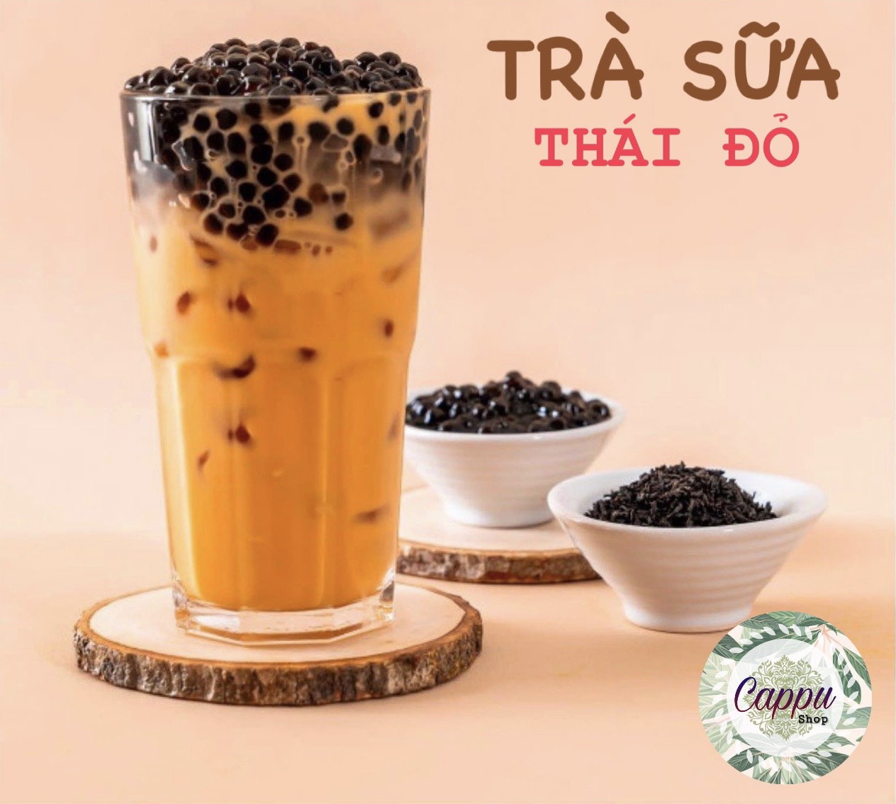 Set Trà Sữa Thái Đỏ (Set Lớn 4-4,5 lít # 25-30 ly)