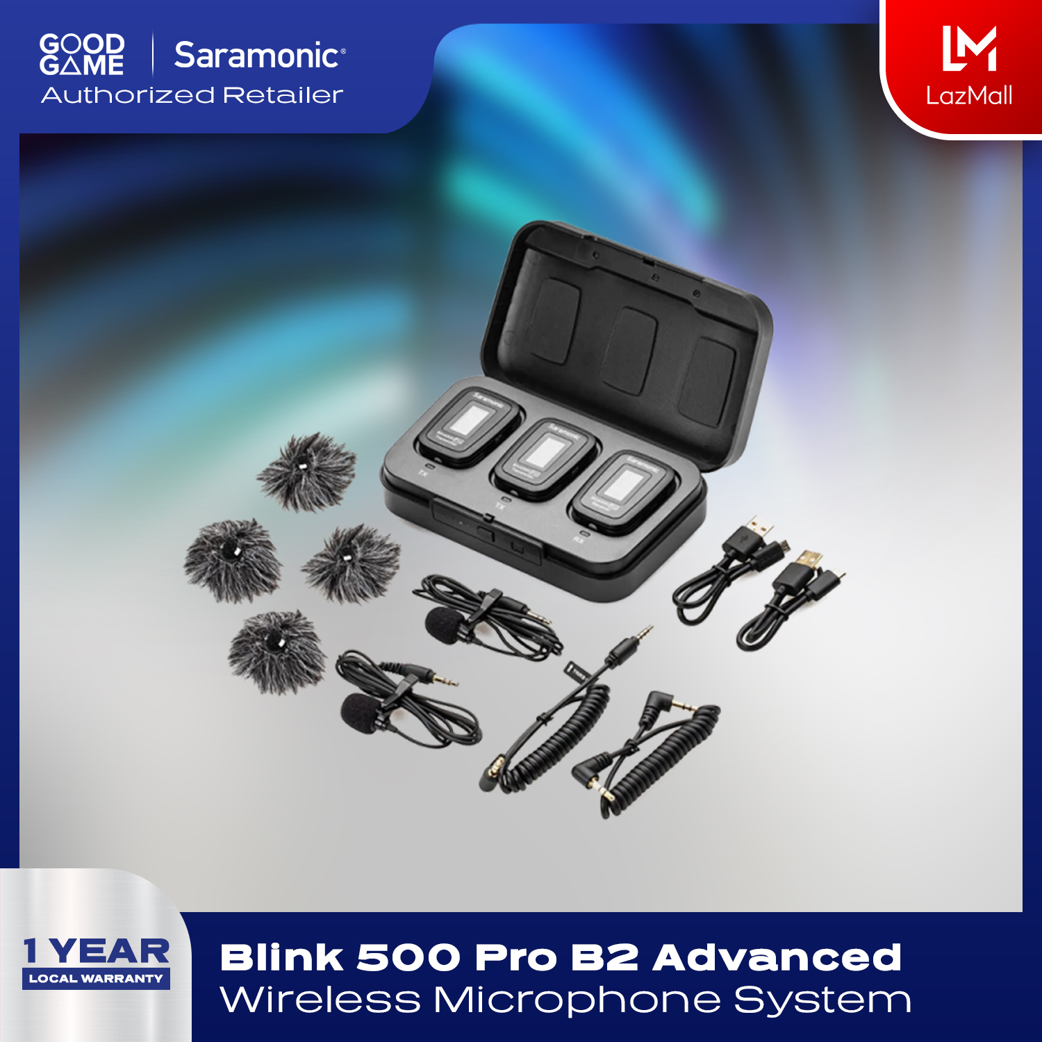 Saramonic Blink 500 Pro B2 Advanced 2.4 GHZ 2-Person Wireless ...