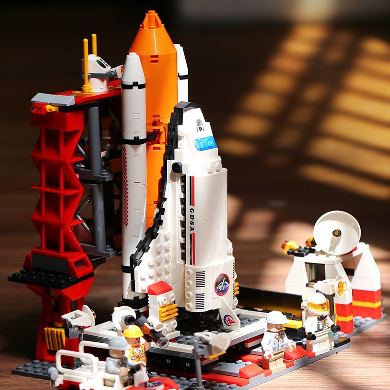Bộ Đồ Chơi Lego Tên Lửa Vũ Trụ Không Gian 107 Món