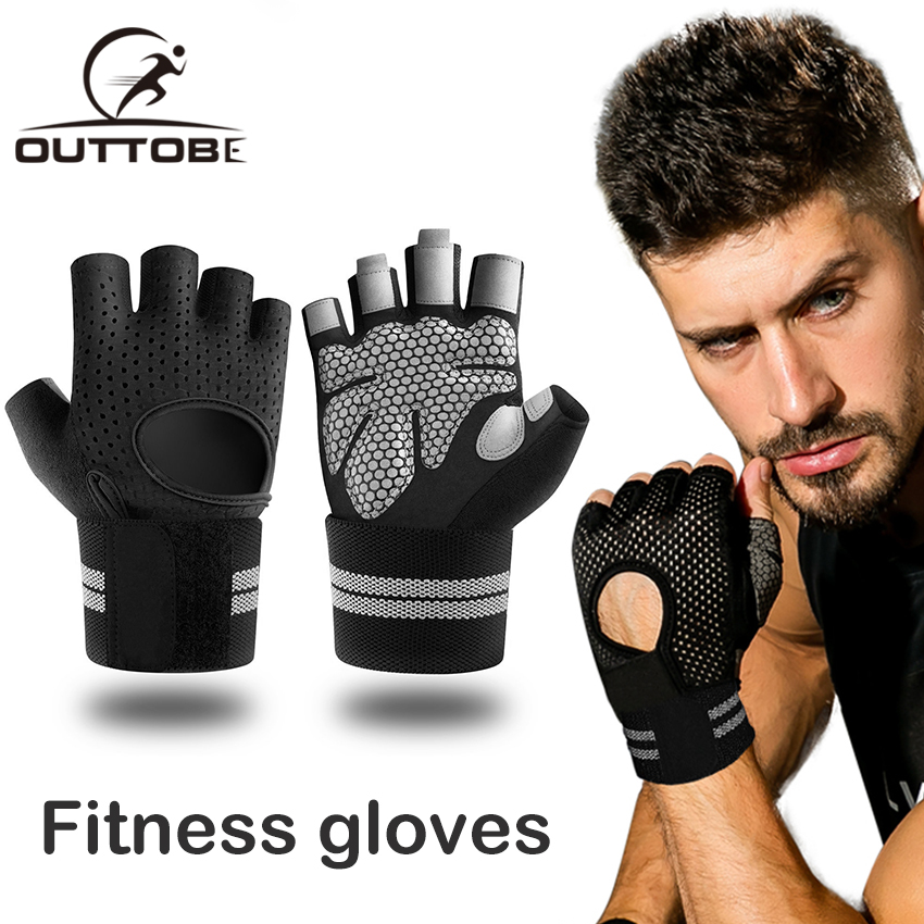 Outtobe Workout Gloves Weight Lifting Gloves Palm Support Protection  Fitness Gloves Weight Lifting Gym Gloves Sports Training Gloves with Wrist  Support for Workout Powerlifting Fitness Training Men and Women