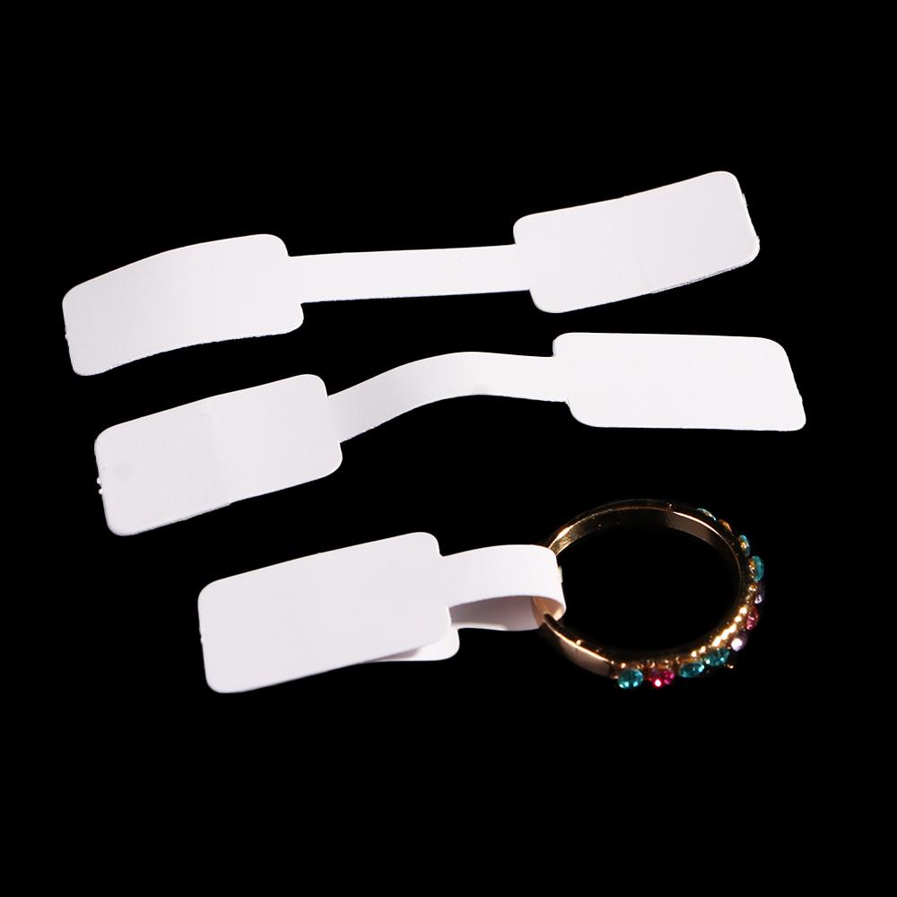 White Bracelet Stickers Jewelry Sticky Display Tags Paper Price Labels ...