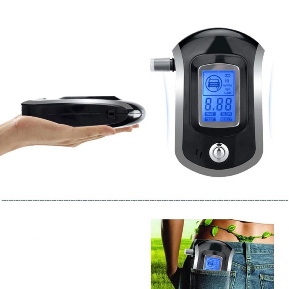 Professional LCD Backlight Display Detector Digital Breath Alcoholmeter Tester Auto Driving Safety Detection Device Tool