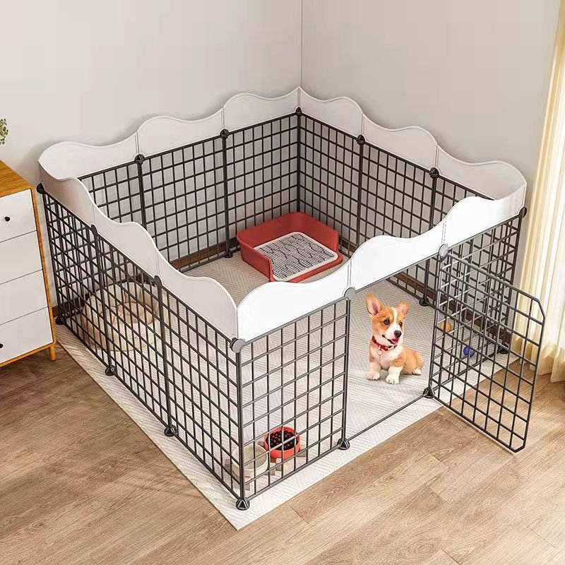 Combo Chuồng Quây Chó mèo lưới sắt sơn tĩnh điện .