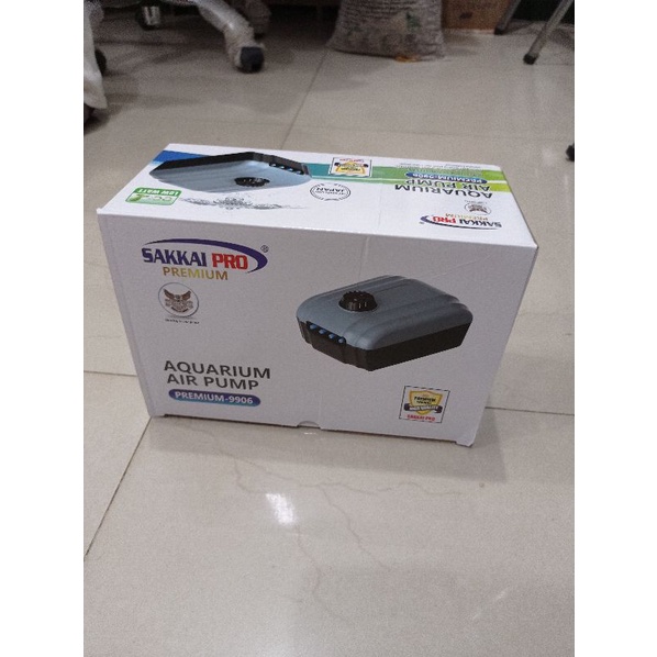 Mesin aerator Aquarium kolam Airpump SAKKAI PRO 9906