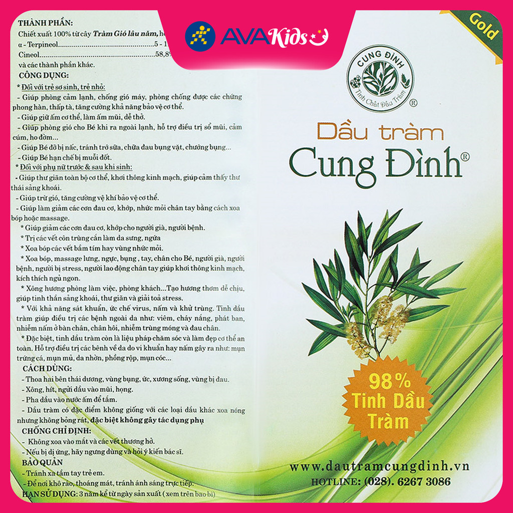 Dầu tràm Cung Đình Gold 50 ml
