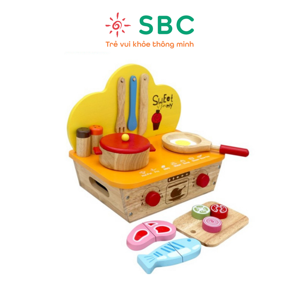 Đồ chơi gỗ bếp xinh cho bé Winwintoys