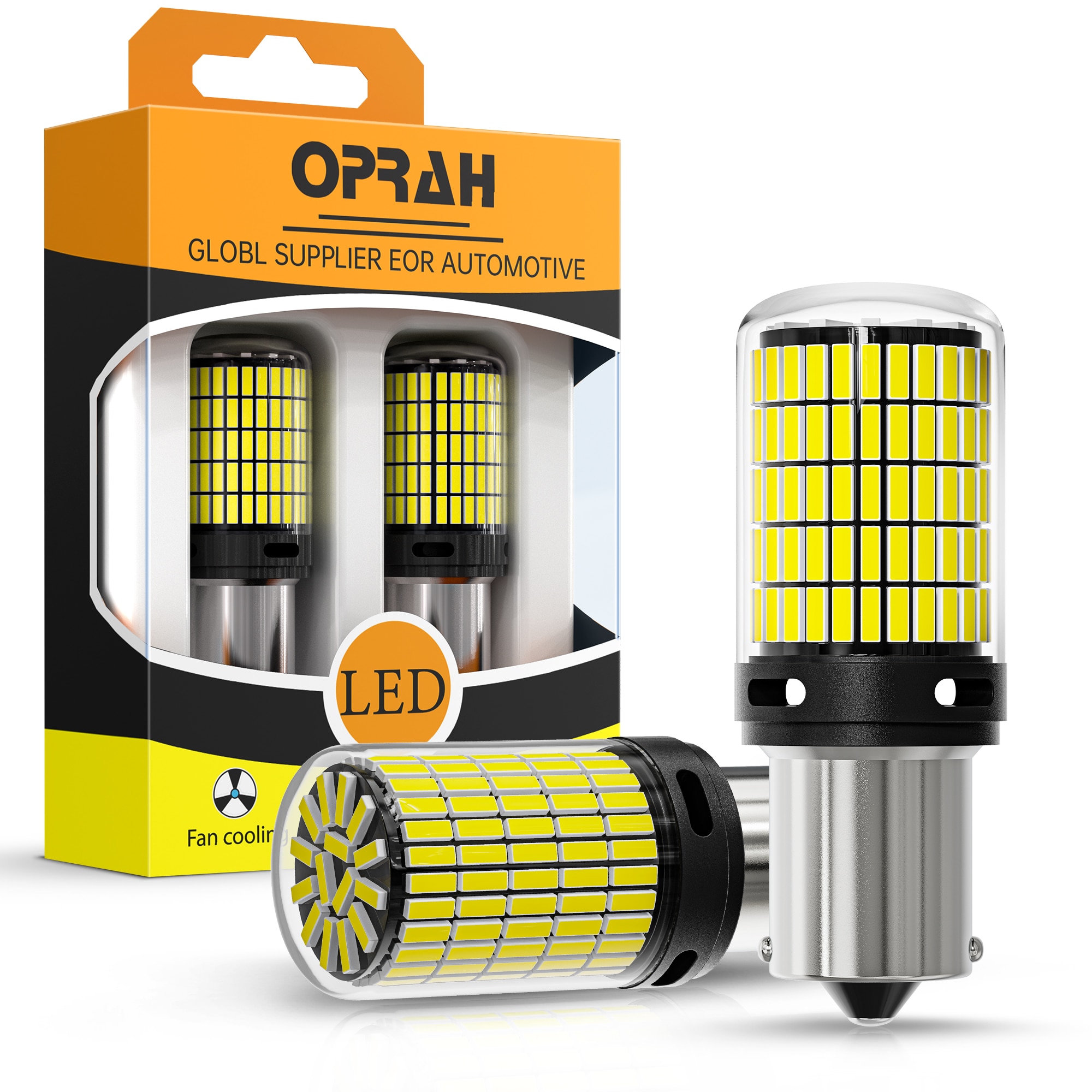 Oprah 2X High Power Car LED Light 1156 PY21W 1157 BAY15D P21 5W 150 4014