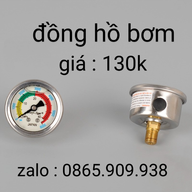đồng hồ bơm máy