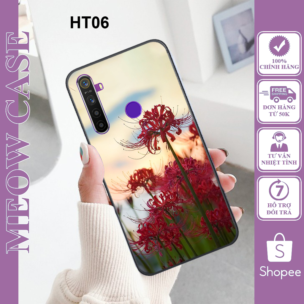 Ốp dẻo Realme 6/6Pro/7/7Pro/8/8Pro in hình Hoa