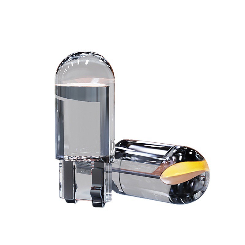 Car Width Indicator Light T10 Crystal Transparent Integrated LED Small Light COB High Brightness W5W License Plate Reading Light