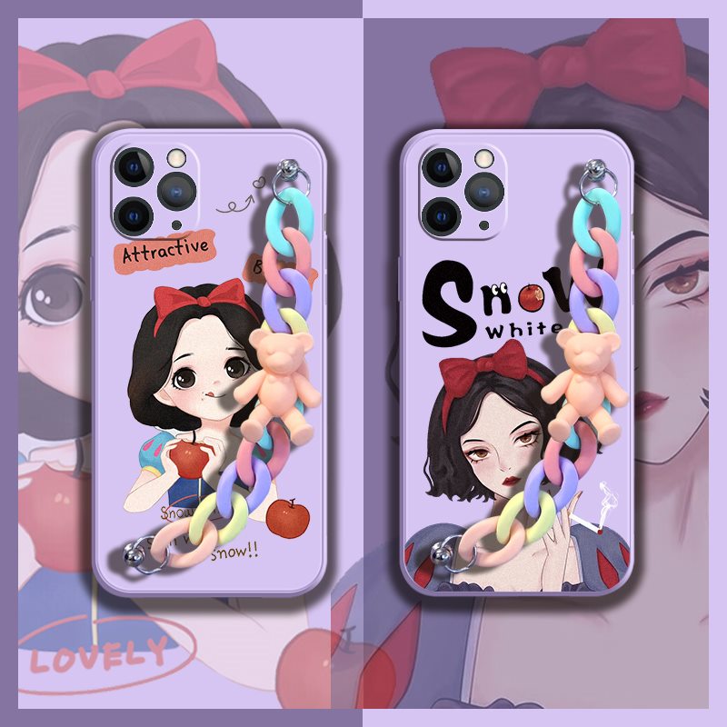 Camera all inclusive Bear bracelet Phone Case For iphone 11 Pro Max Lens bump protection Lens package Simplicity Cartoon. 