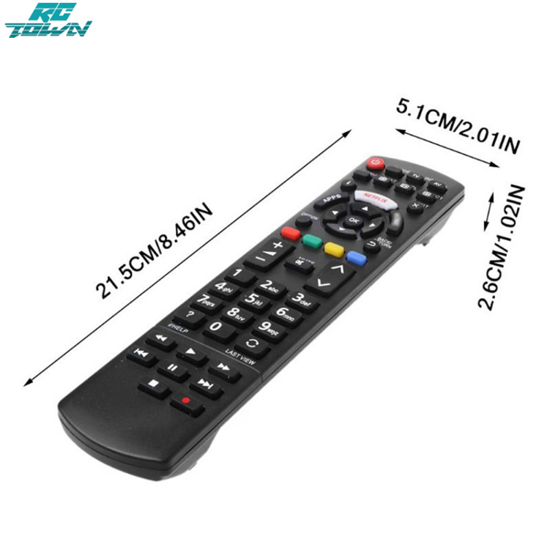 RCTOWN,100%Authentic!!Replacement Led Tv Remote Control Controller Compatible For Panasonic Smart Led Tv Netflix N2qayb00100 N2qayb Universal