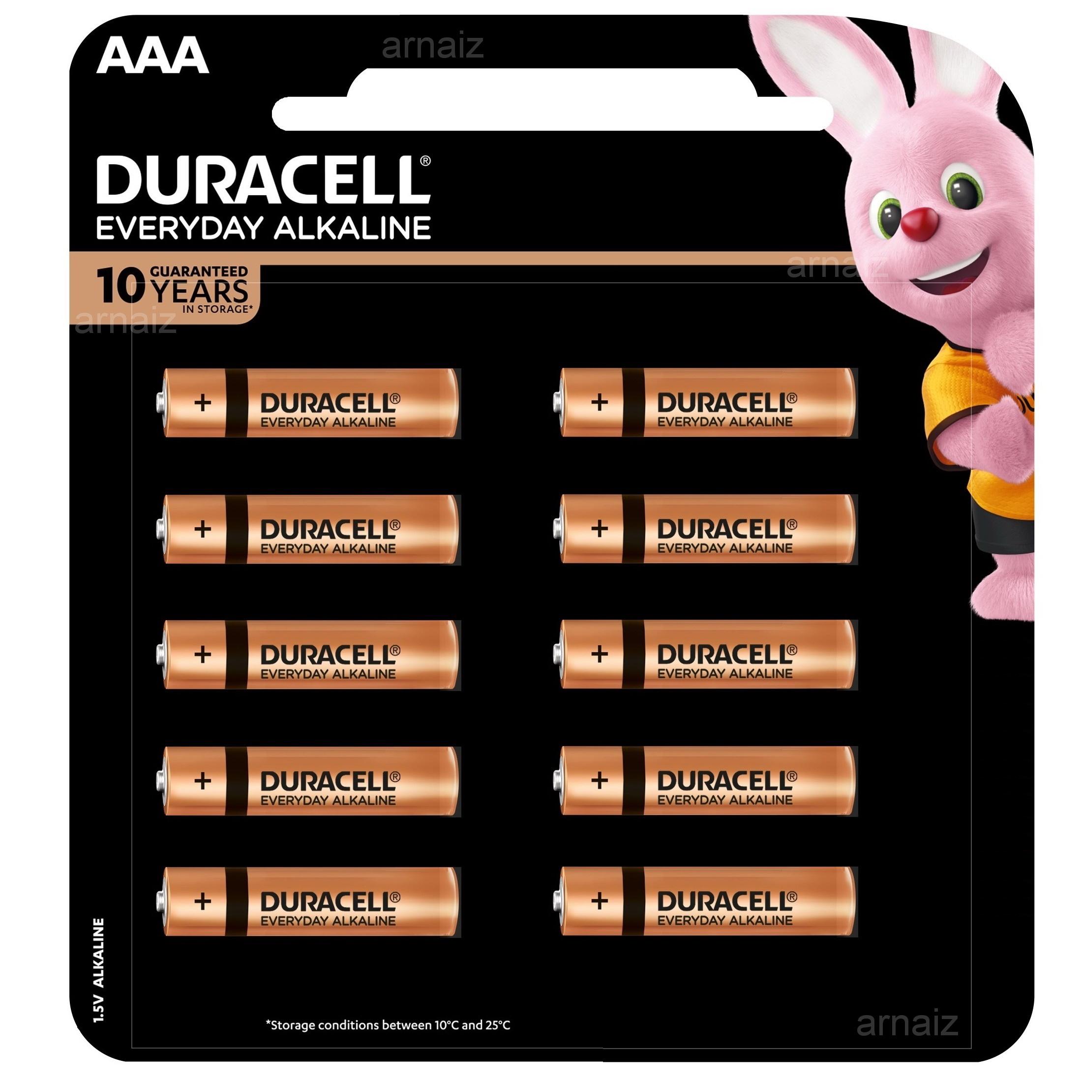 Duracell AAA Battery (2-10 pcs) Everyday Alkaline Batteries